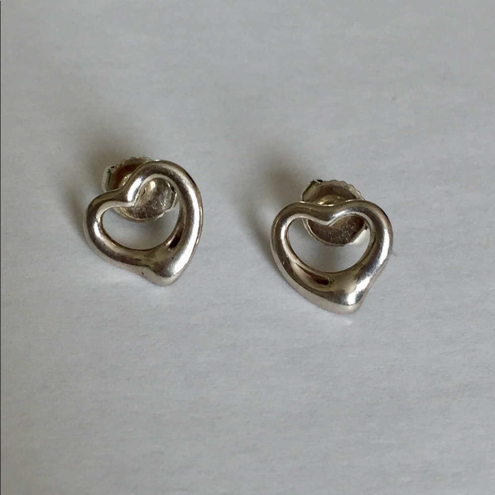 Tiffany & Co. Elsa Peretti Open Heart Earrings